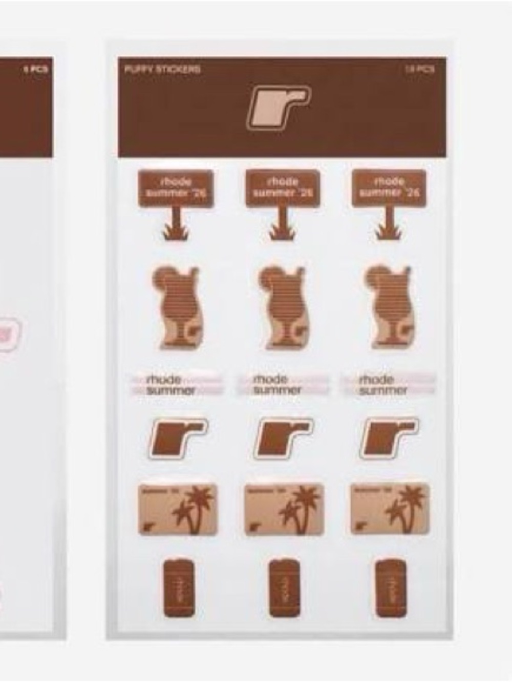 Rhode Puffy Sticker Sheet
